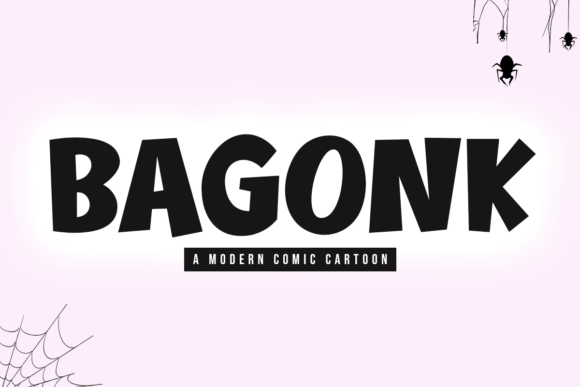 Bagonk: A Bold Display Font for Web Designers and Digital Makers