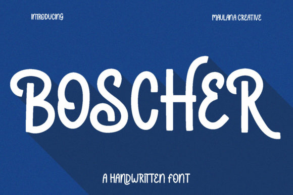 Boscher: The Display Font That Elevates Small Business Branding