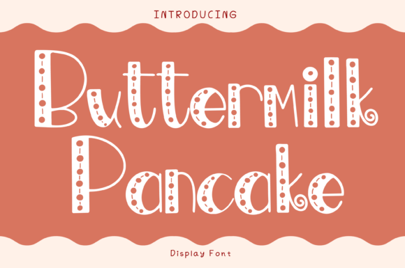 Buttermilk Pancake: A Chic Display Font for Modern Web Design