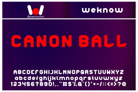 Canon Ball: A Bold Display Font That Elevates Small Business Branding