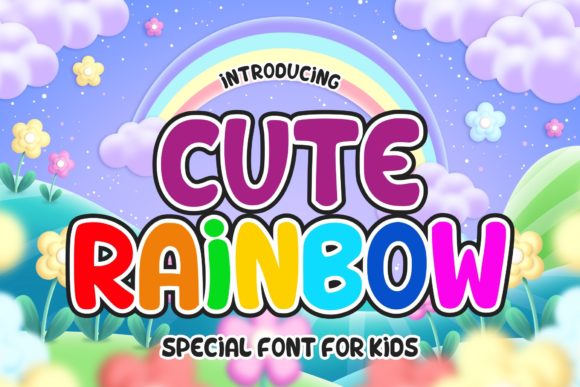 Cute Rainbow Font: A Craft Maker’s Go-To Display Typeface