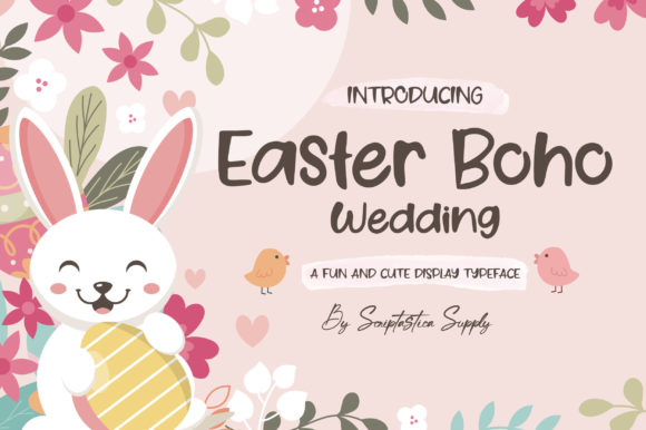 Easter Boho Wedding Font: A Designer’s Real-World Test for Brand Identity