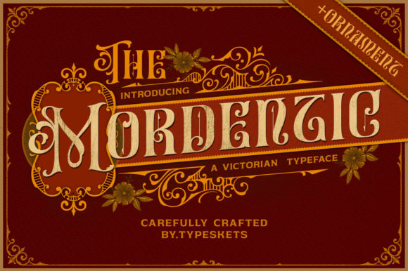 Elegant Typography with Mordentic: A Victorian-Inspired Display Font for Editorial Design
