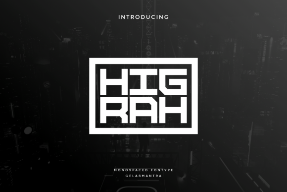 Higrah: A Bold Display Font for Strong Brand Identities