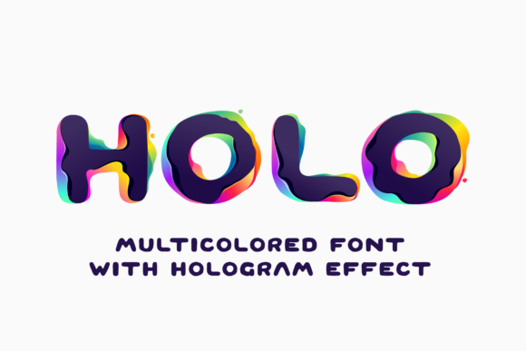 Holo Shift: A Playful Display Font for Modern Editorial Design