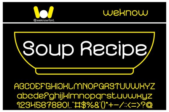 How the Soup Recipe Font Can Elevate Your Small Business Branding