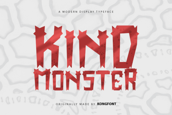 Kind Monster: A Whimsical Display Font for Magical Editorial Design