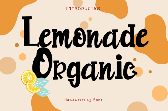 Lemonade Organic: A Chic Display Font for Modern Web Design