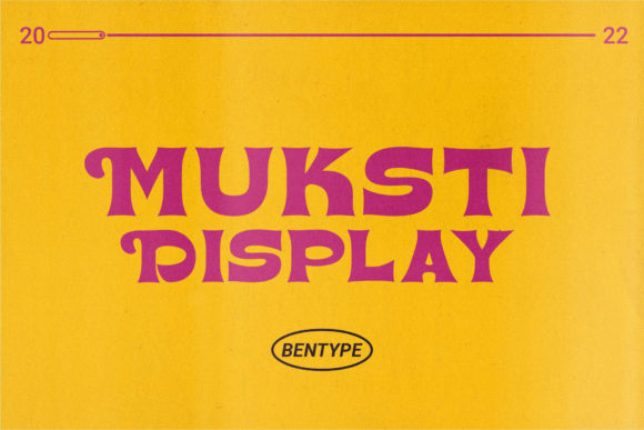 Muksti: A Wavy Display Font for Modern Web Design