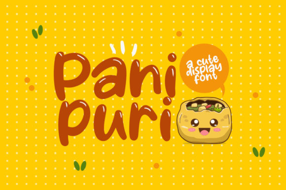 Panipuri: A Playful Display Font That Builds Brand Recognition