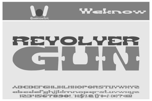 Revolver Gun: The Display Font That Commands Attention in Digital Marketing