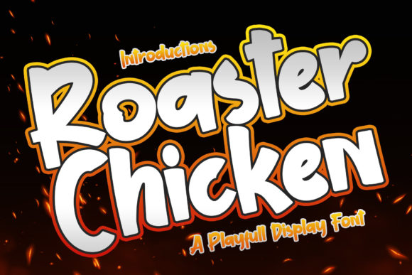 Roaster Chicken Font: Stylish Handwritten Typeface for Modern Web Design