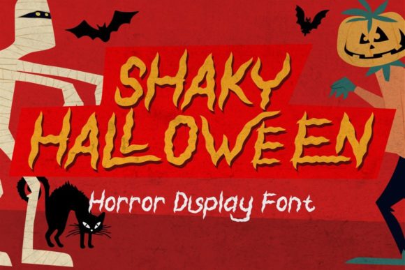 Shaky Halloween: A Horror Display Font for Bold Branding