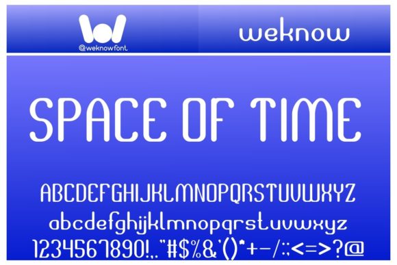 Space of Time: A Techno-Inspired Display Font for Modern Web Design