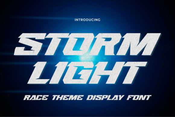 Storm Light: A Bold Display Font for High-Impact Marketing Visuals