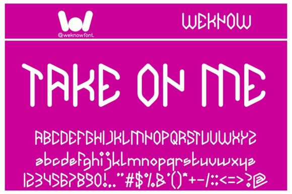 Take on Me: A Designer’s Take on This Bold Display Font