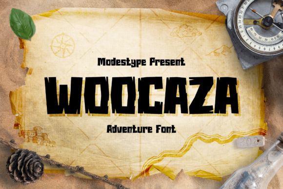 Woocaza: A Bold Display Font for High-Impact Design